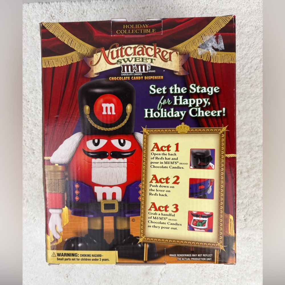 M&M Official Limited Edition “Nutcracker Sweet” Chocolate Candy Dispenser - Picture 2 of 2